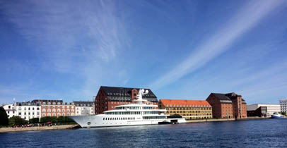 Kopenhagen mit Megayacht