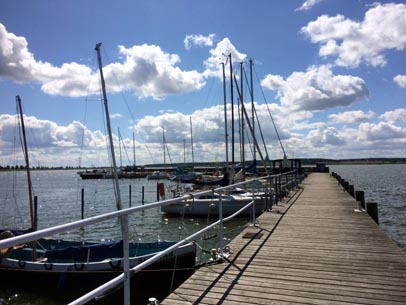 Der kleine Yachthafen in Peenemünde