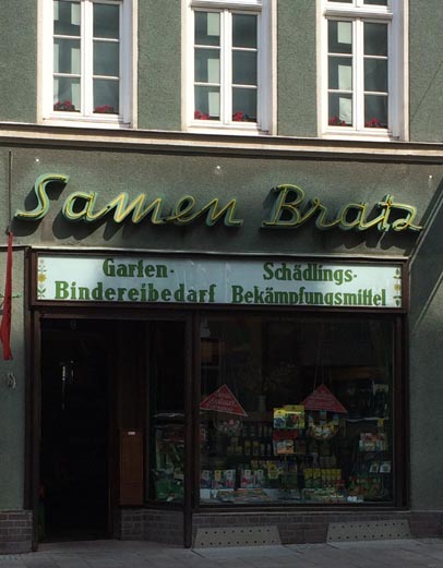 der Samenhändler Bratz in Wismar