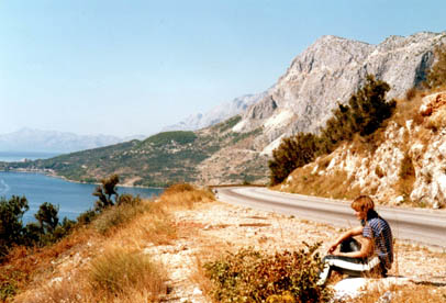 Küstenstrasse zwischen Zadar und Dubrovnik