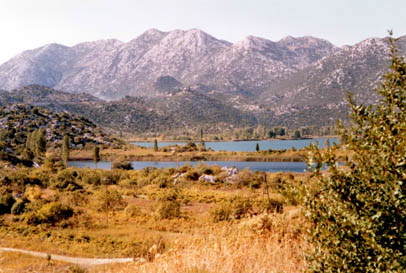 Seeblick im jugoslawischen Binnenland